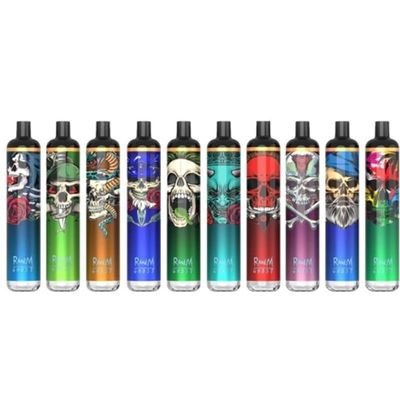 Disposable Flavored Vape Pods RandM Ghost 4000 Puffs With Shine Light