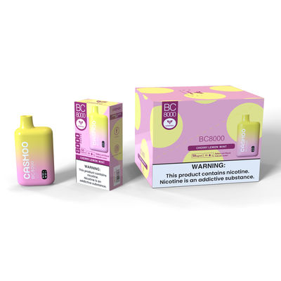 LCD Screen 8000 Puff Vape 16ml 650mah Rechargeable Disposable Vape Casmoo BC8000