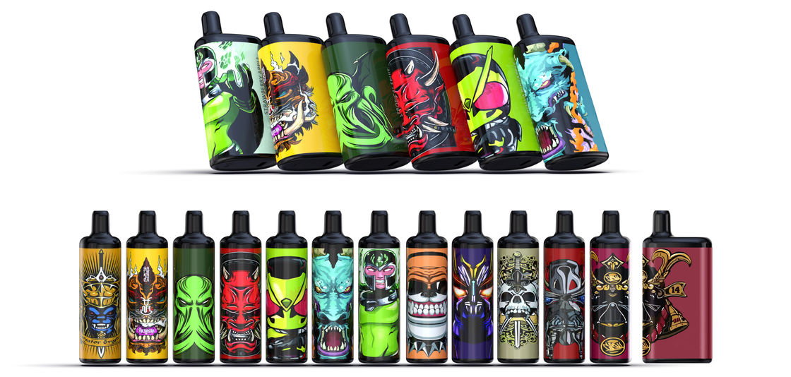 Multi Flavor Disposable Vape 15ml 6000puffs 650mAh rechargeable 2% 3% 5%