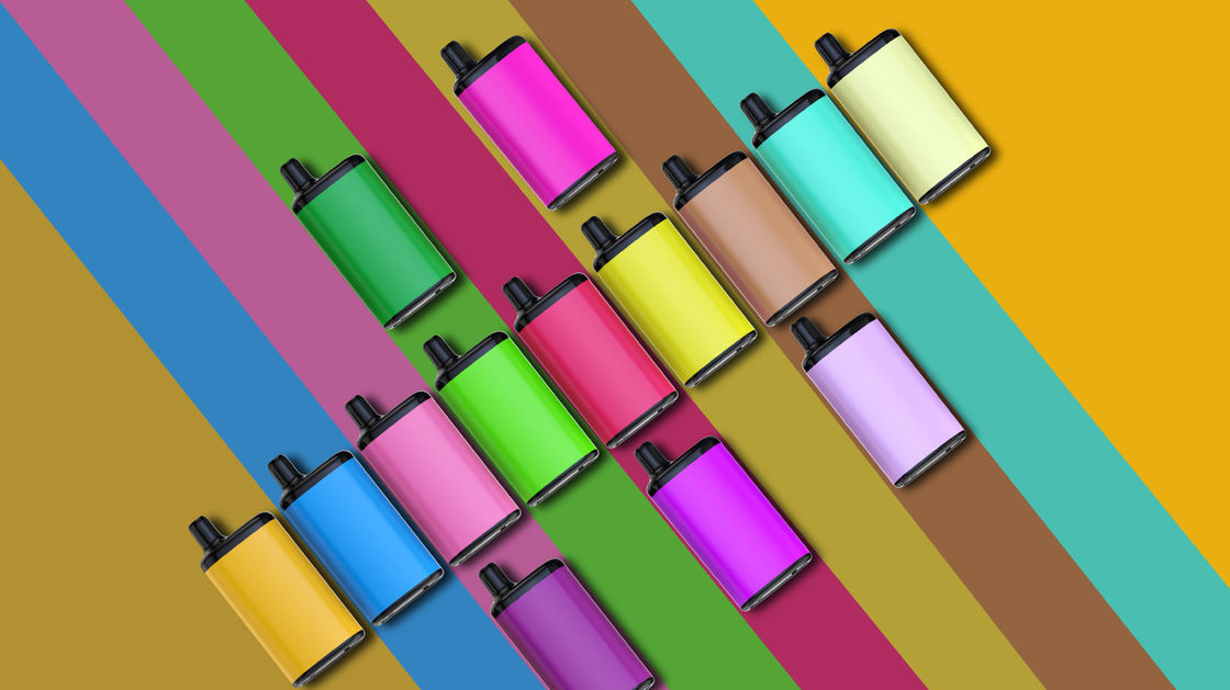6000puffs Long Lasting Disposable Vape Pen 650mah Prefilled Rechargeable