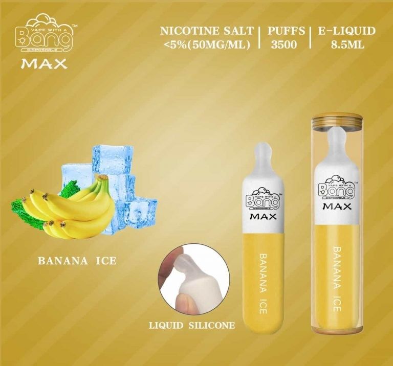 Bang Max 3500 Puffs Disposable Vapes 8.5ml Nic-Salt  5% All Flavors