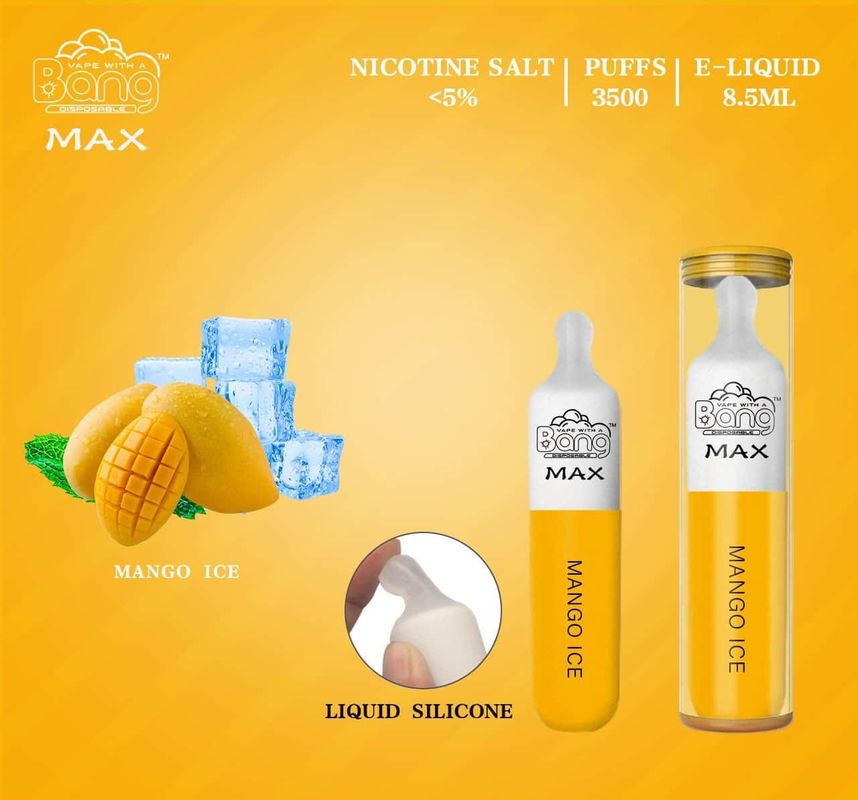 draw activated vape E Cigarette Vape Bar Bang Max 3500 Puffs 1.4 ohm