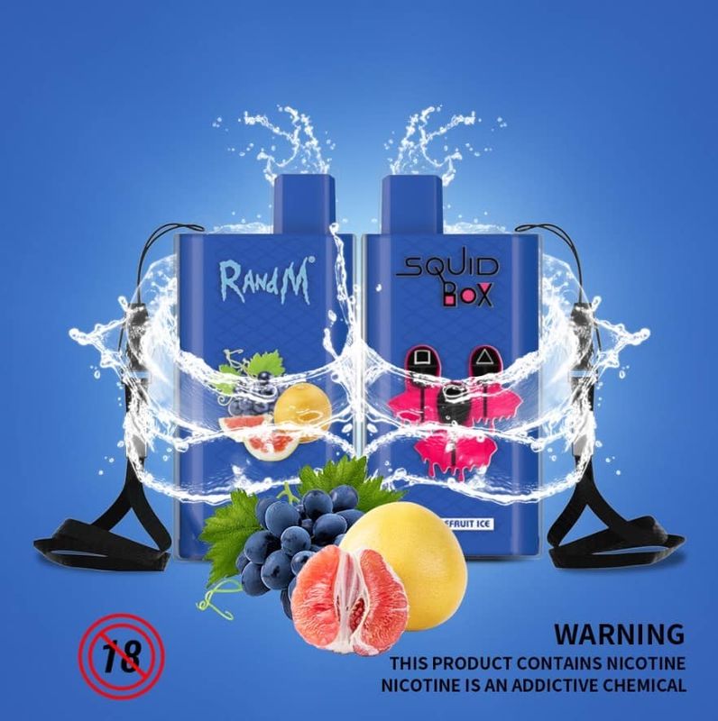 RandM Squid Disposable Vape Pens ,  5200 Puffs 12ml Small Vape Pods