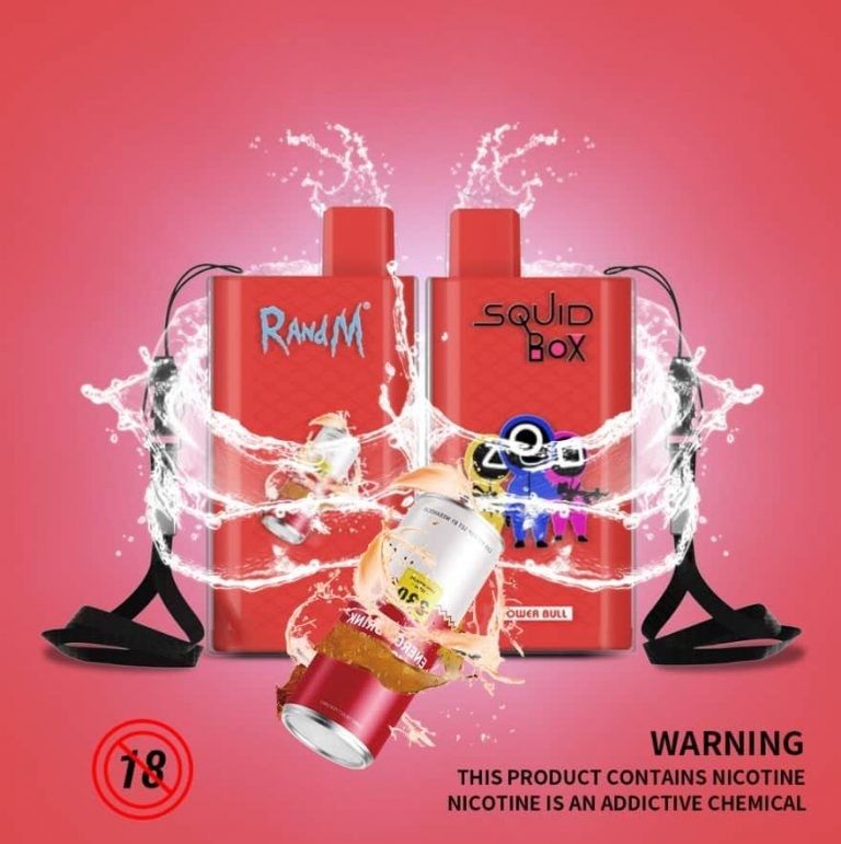 RandM Squid Disposable Vape Pens ,  5200 Puffs 12ml Small Vape Pods
