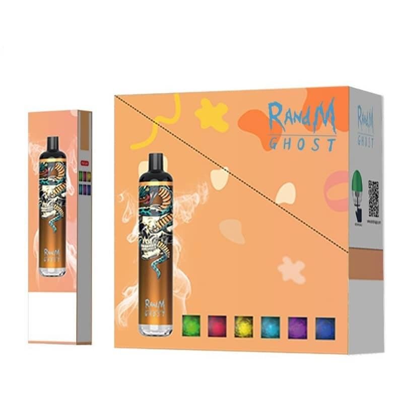 Disposable Flavored Vape Pods RandM Ghost 4000 Puffs With Shine Light