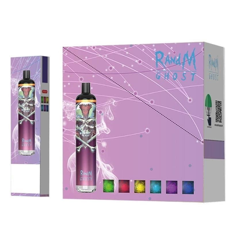 Disposable Flavored Vape Pods RandM Ghost 4000 Puffs With Shine Light