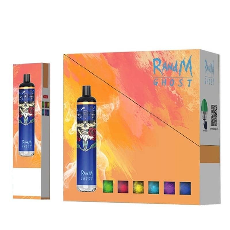 Disposable Flavored Vape Pods RandM Ghost 4000 Puffs With Shine Light