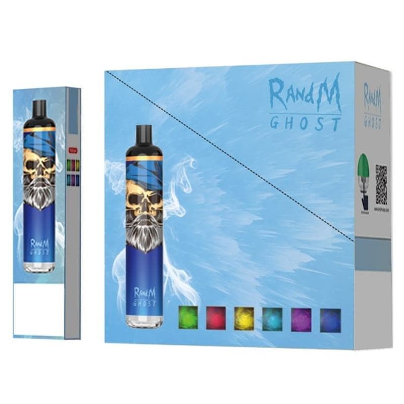 RandM Ghost Disposable Vape Pens Fruit Flavored 4000 Puffs Rechargeable