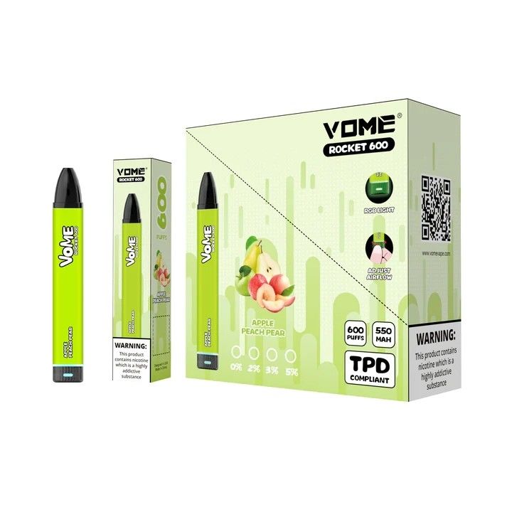 2% Nicotine 350mAh 600 Puff Disposable Vape 12 Flavors Available