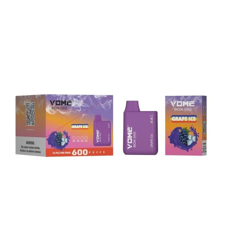 600 Puff Disposable Vape Pod 2% Nicotine 2ml E Liquid Electronic Cigarette