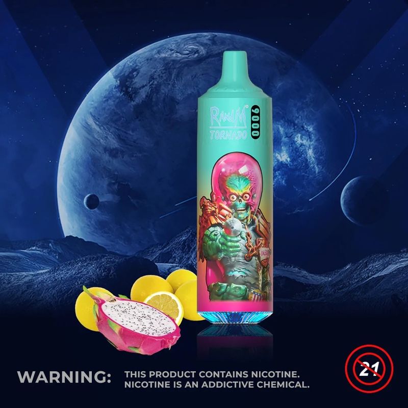 Rechargeable 9000 Puffs Disposable Vape Pod Device Fruity Flavor 18ML Capacity