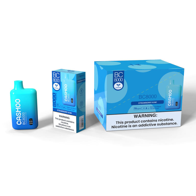 USA Casmoo BC8000 Rechargeable Disposable Vape 16ml 8000 Puffs With LCD Screen