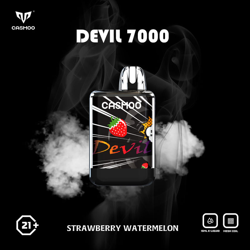 Flavored Disposable Vape Pens 7000 Puffs With Nicotine Salt 50mg Rechargeable Type-c