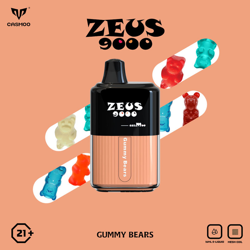 Casmoo Zues 9000 Mini Vape Pen 9000 Puffs 500mAh 18ml With All In One System