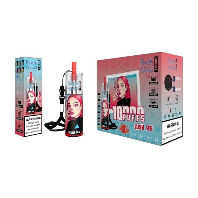 Disposable E Cigarette Vape Pen RANDM TORNADO 10000 PLUS Non Refillable with Air Flow Control