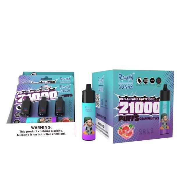 Portable Electronic Disposable Vape 850Mah Type C Rechargeable Mesh Coil Pre Filled Vape Pods