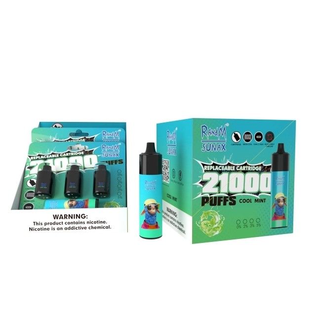 RandM Dazzle King Pre Filled Vape Pods 21000 Puff Vape Rechargeable With Airflow Control