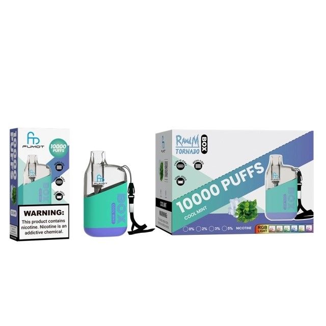 FUMOT ORIGINAL RANDM TORNADO BOX 10000 AIRFLOW CONTROL DISPOSABLE VAPE DEVICE WHOLESALE (10000 PUFFS)